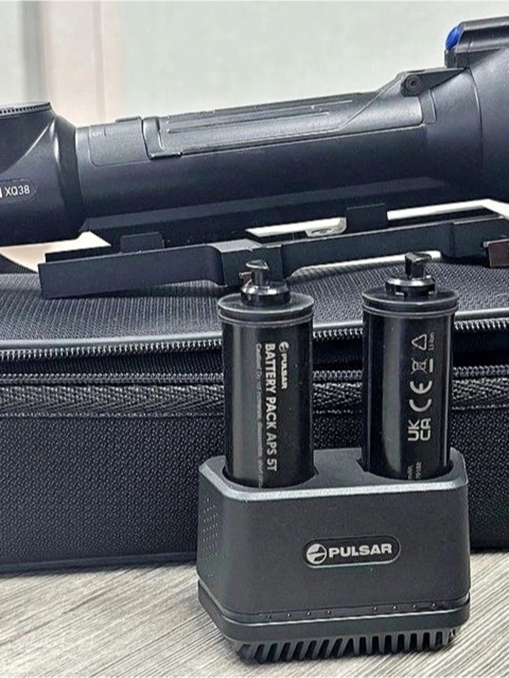 Pulsar Talion XQ38 Thermal Riflescope Black Device Kit